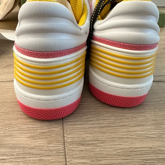 SOLD-GUCCI Basket sneakers - multi low cut - Picture 9 of 11